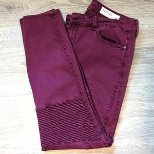 🥳🎉 HOST PICK 🎉🥳 Pistola Moto Style Maroon Pants Size 33